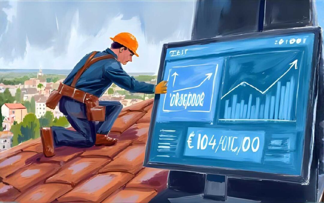 Étude de cas : comment une entreprise de toiture a atteint 100 000 €/mois en leads web