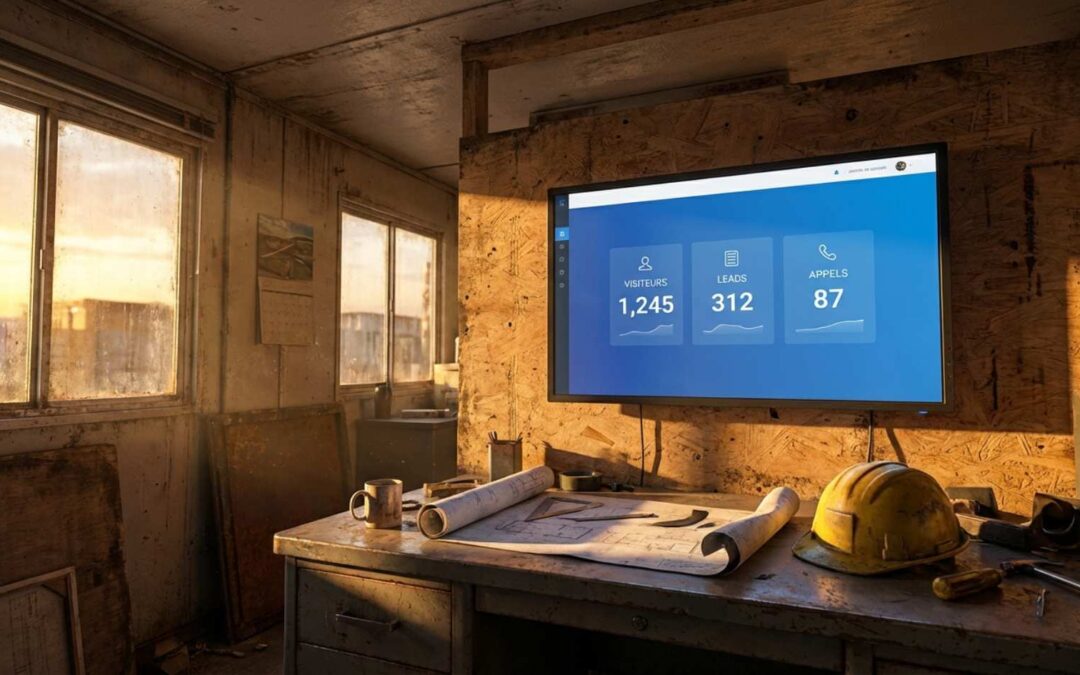 Tableau de bord web BTP : analysez vos résultats chaque mois